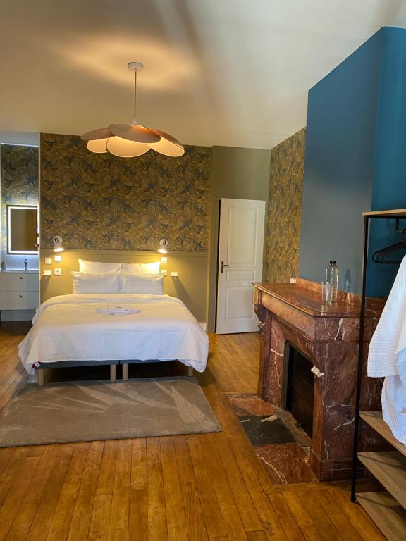 Postel nebo postele na pokoji v ubytování Casa Miasto - Chambres d'hôtes & Spa