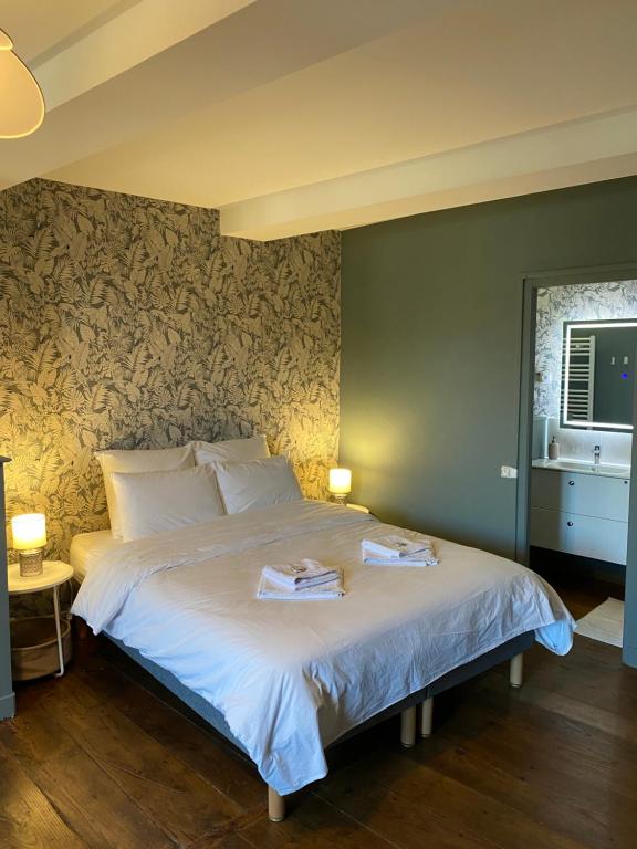 Postel nebo postele na pokoji v ubytování Casa Miasto - Chambres d'hôtes & Spa