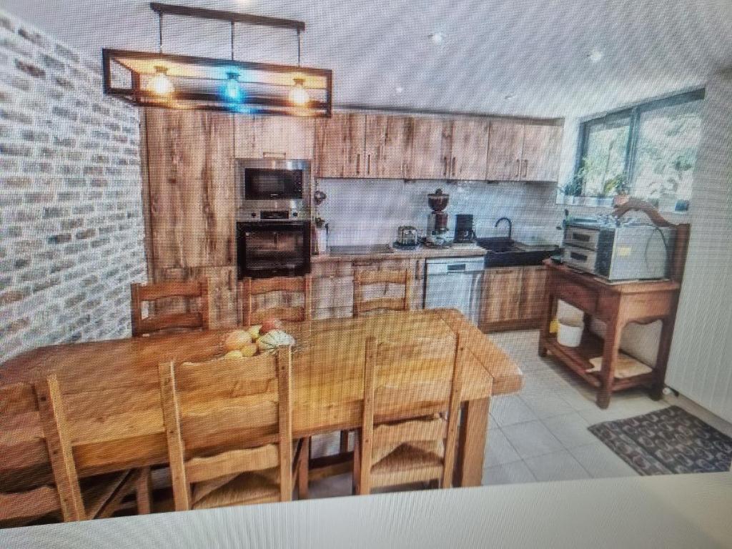 Η κουζίνα ή μικρή κουζίνα στο La Villa Marcelle