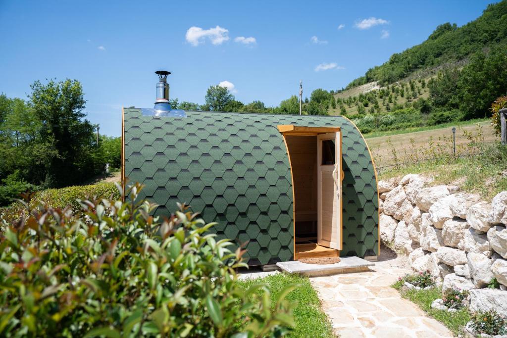 Zahrada ubytování Agriturismo Rocca del Nera