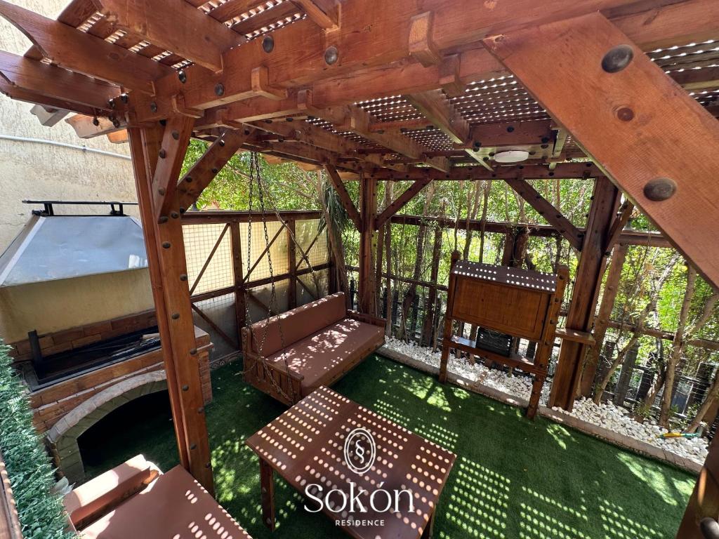 Balkón nebo terasa v ubytování Sokón Residence ,Cairo ,New Cairo,Madinaty,B6,U02