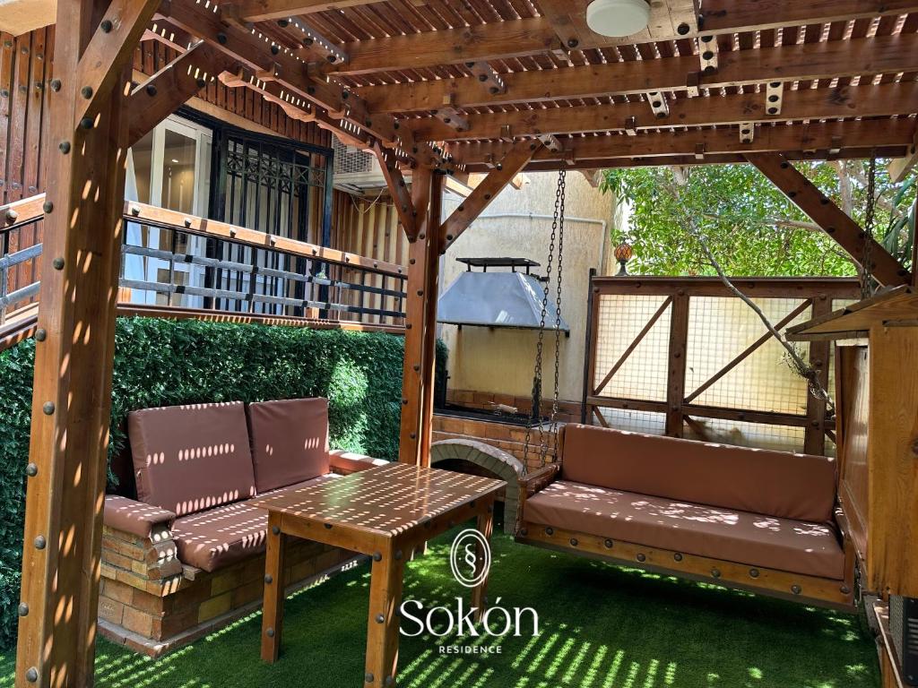 Posezení v ubytování Sokón Residence ,Cairo ,New Cairo,Madinaty,B6,U02