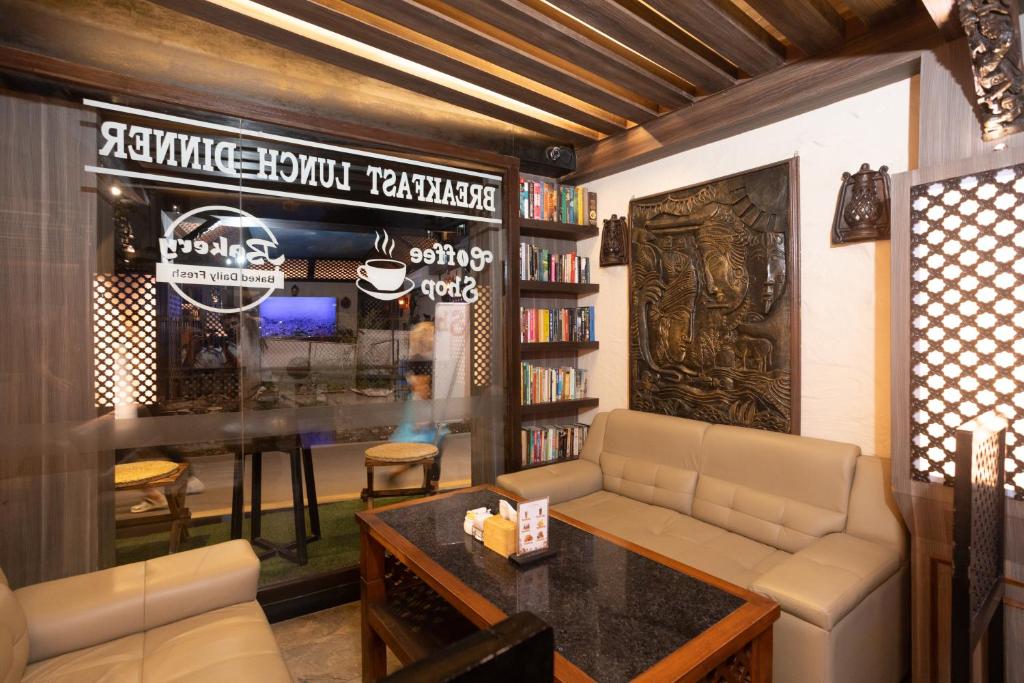 Posezení v ubytování Thamel Boutique Hotel