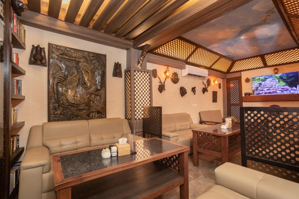 Posezení v ubytování Thamel Boutique Hotel