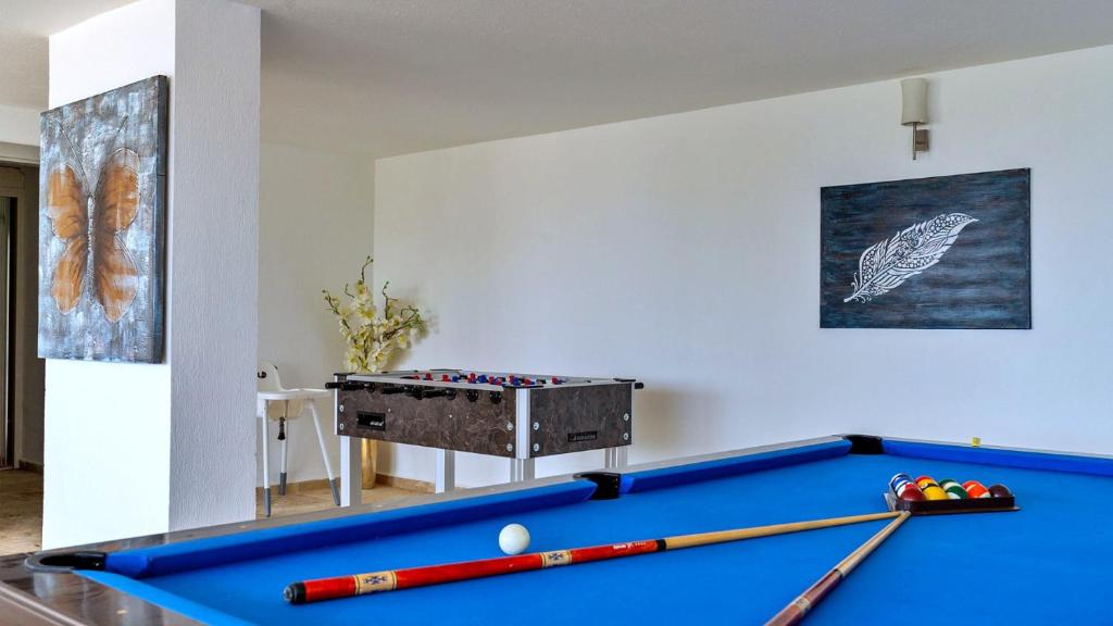 Biliár nebo kulečník v ubytování Kalkan Luxury Villa - 1108