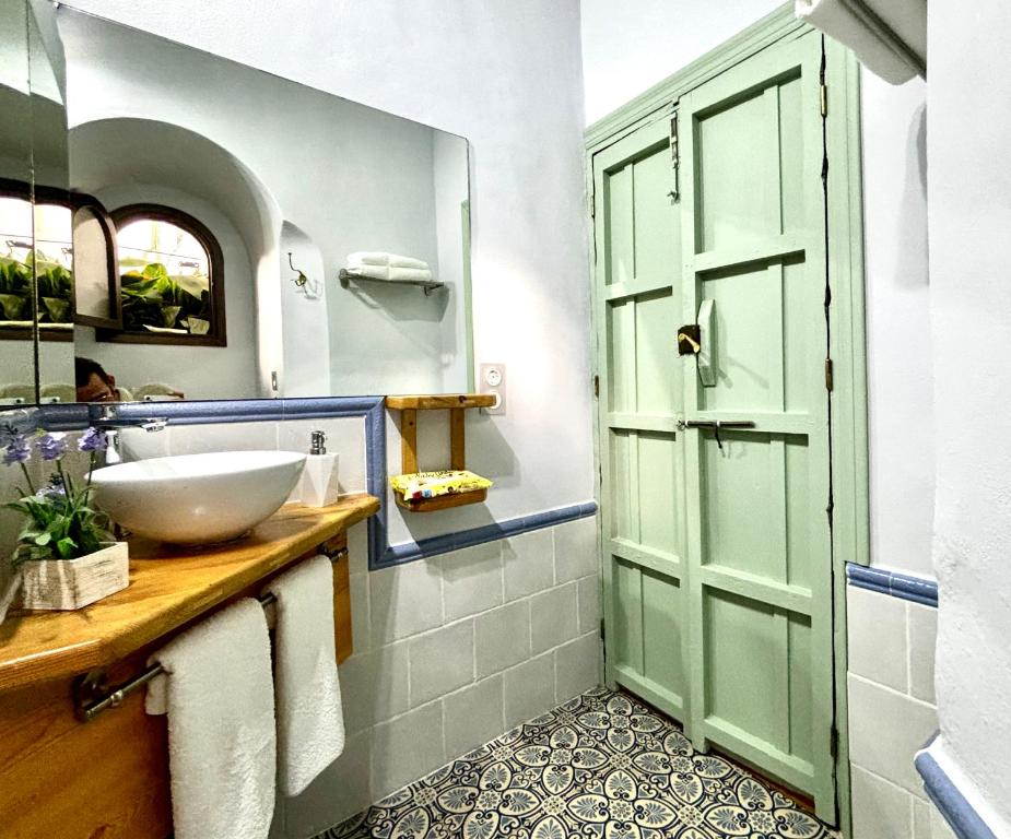 Koupelna v ubytování Casa Campon