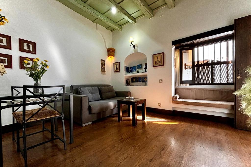 Posezení v ubytování Casa Campon