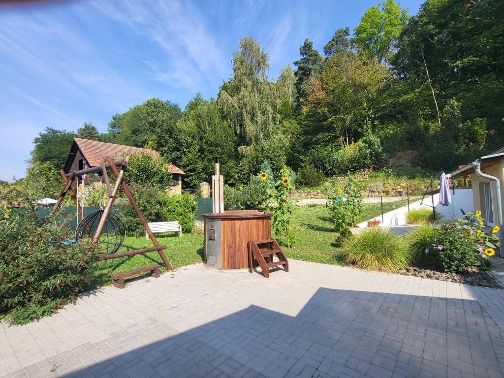 Zahrada ubytování U kapličky, Boskovice