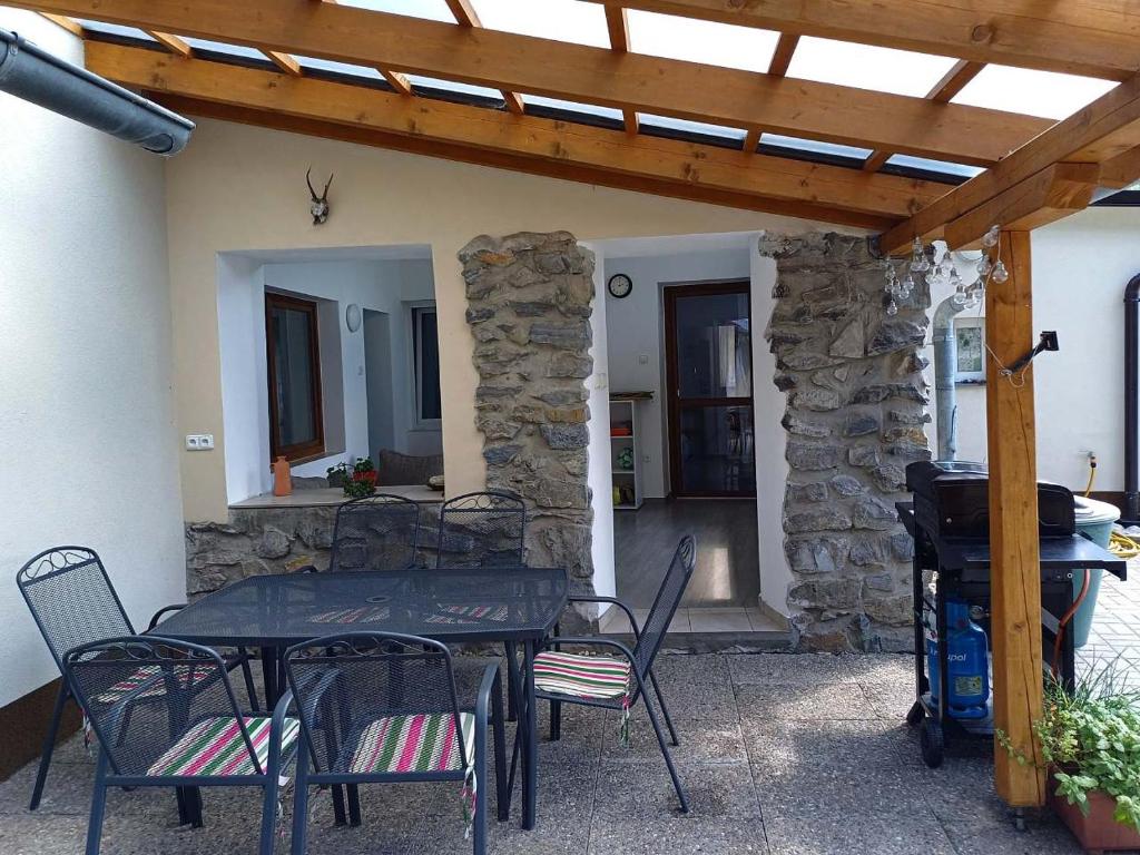 Patio nebo venkovní prostory v ubytování U kapličky, Boskovice