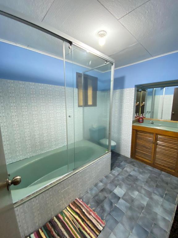Koupelna v ubytování Carolina Hostel