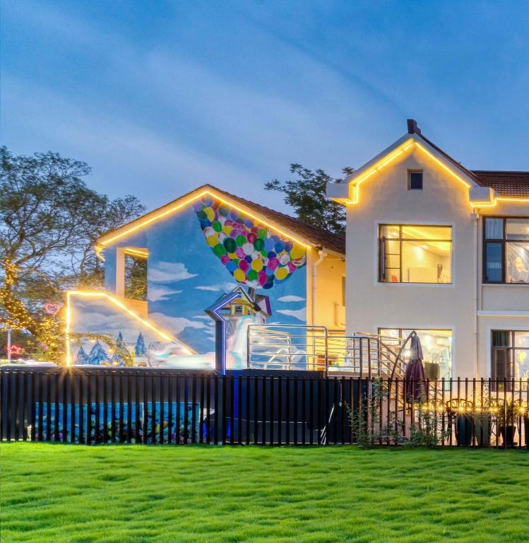 Zahrada ubytování Hanju Guesthouse - Near Disney Park