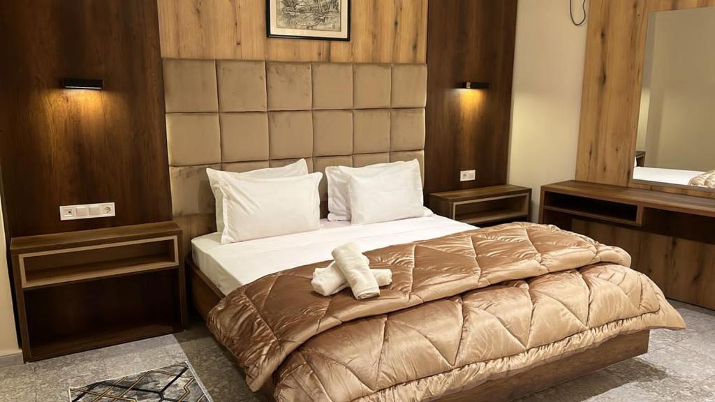 Katil atau katil-katil dalam bilik di Hotel MEDINA