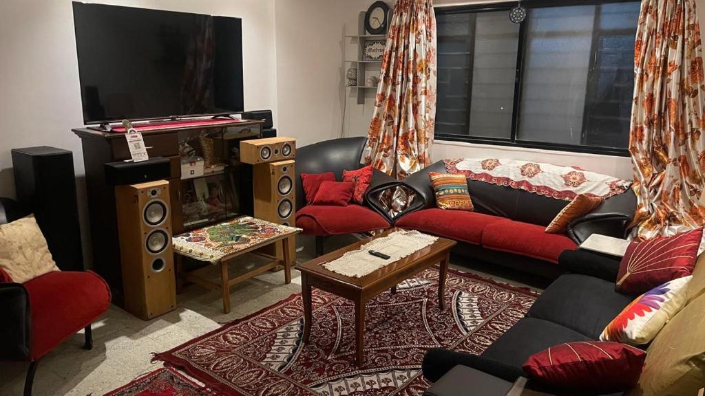 Posezení v ubytování Serene Living