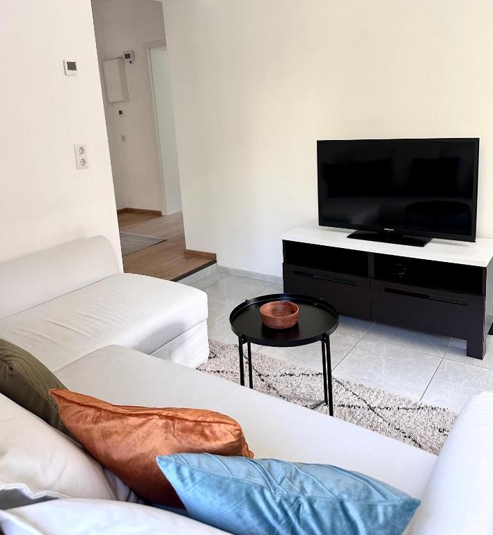 TV a/nebo společenská místnost v ubytování Casa Coco