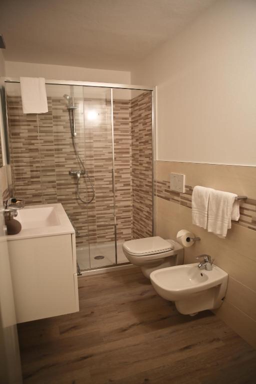 Koupelna v ubytování La Cipressina B&B