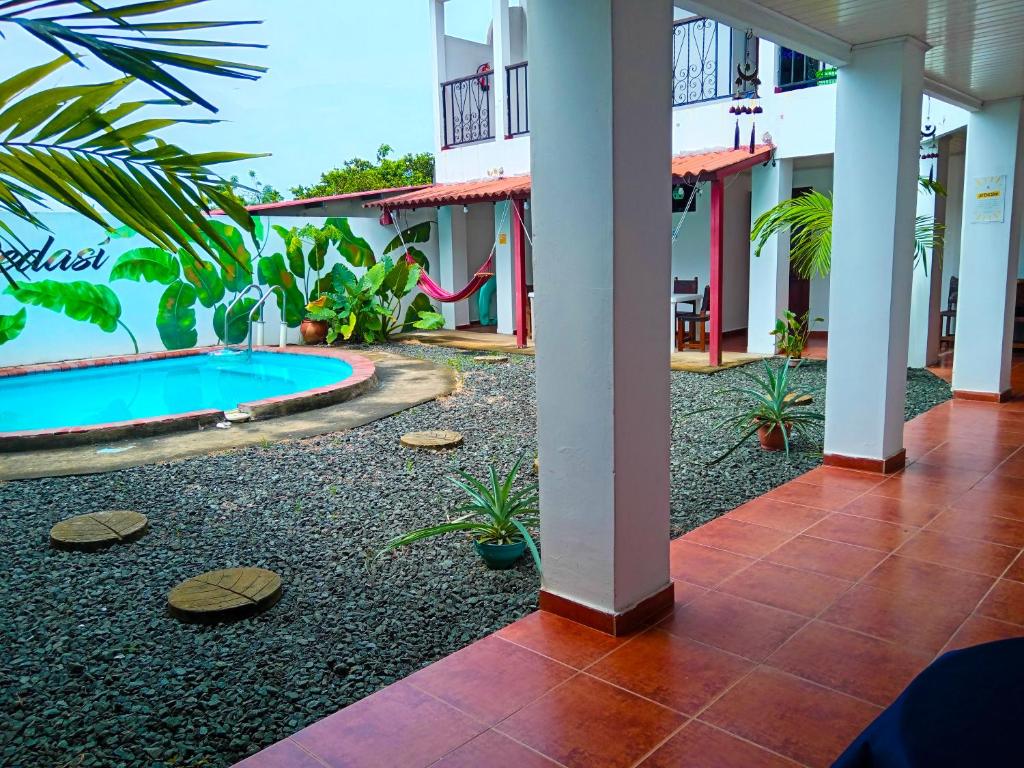 Bazén v ubytování Residencial Santa Catalina Pedasi nebo v jeho okolí