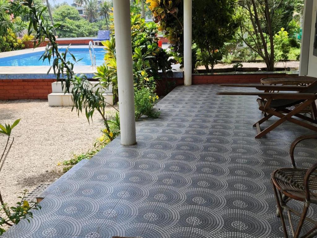 Zahrada ubytování Magnolia Guesthouse Varkala