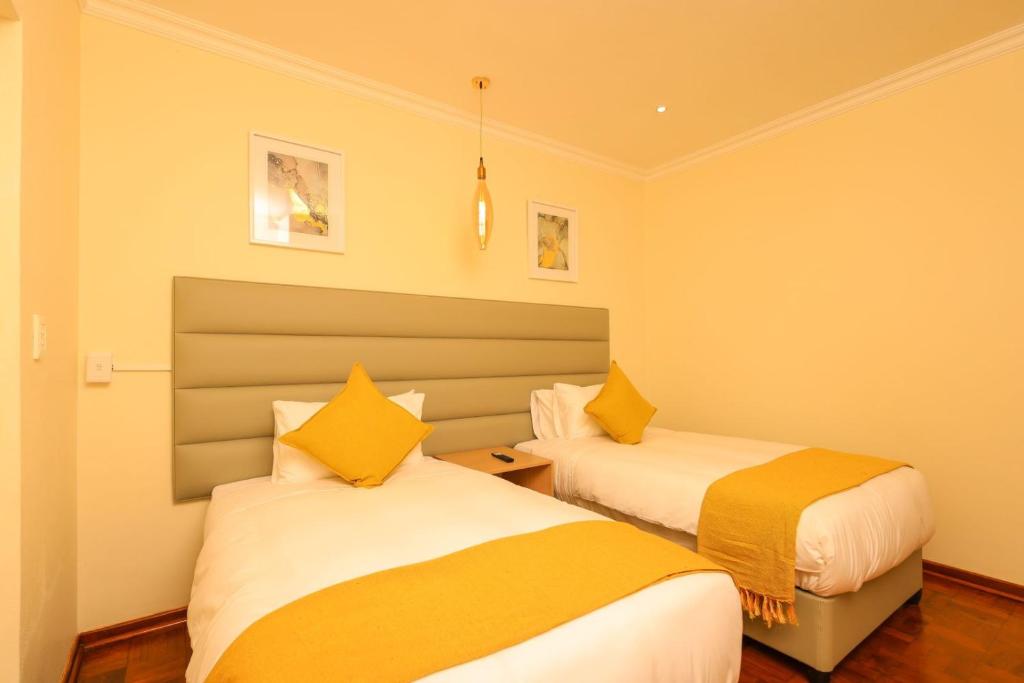 Letto o letti in una camera di Clouds 52 Lodge