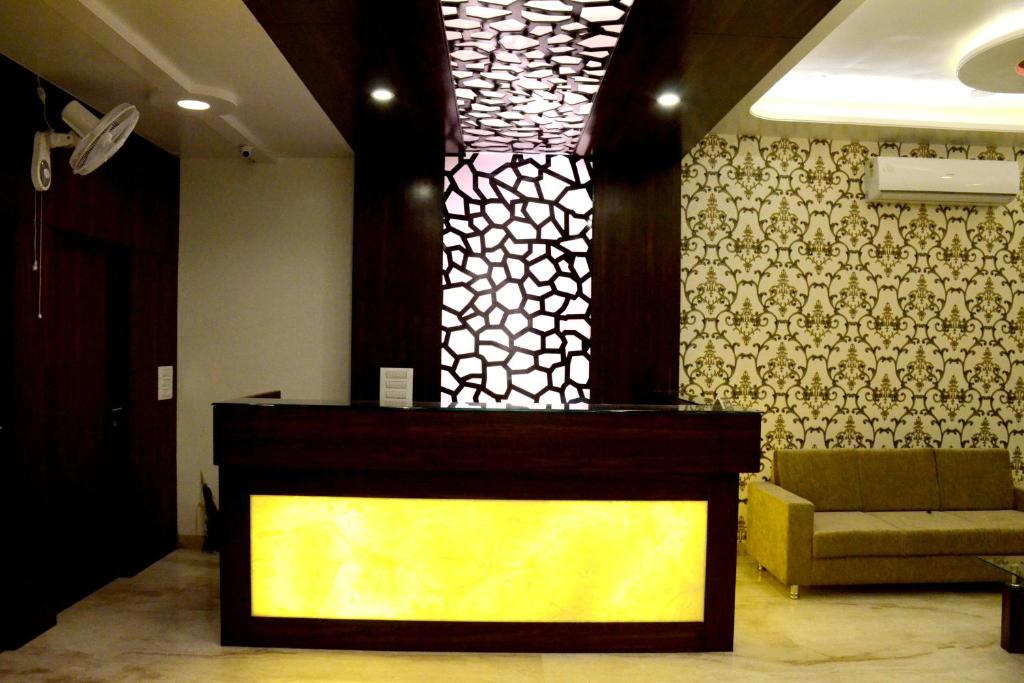Posezení v ubytování Hotel Gulmohar Pride