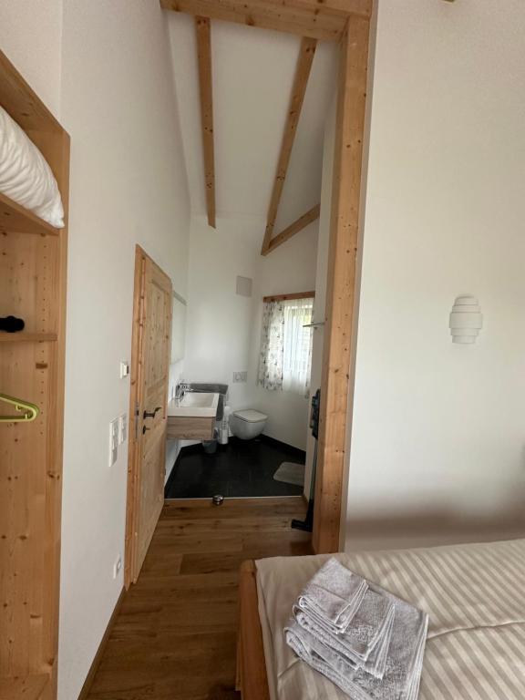 Postel nebo postele na pokoji v ubytování Appartement Weitblick