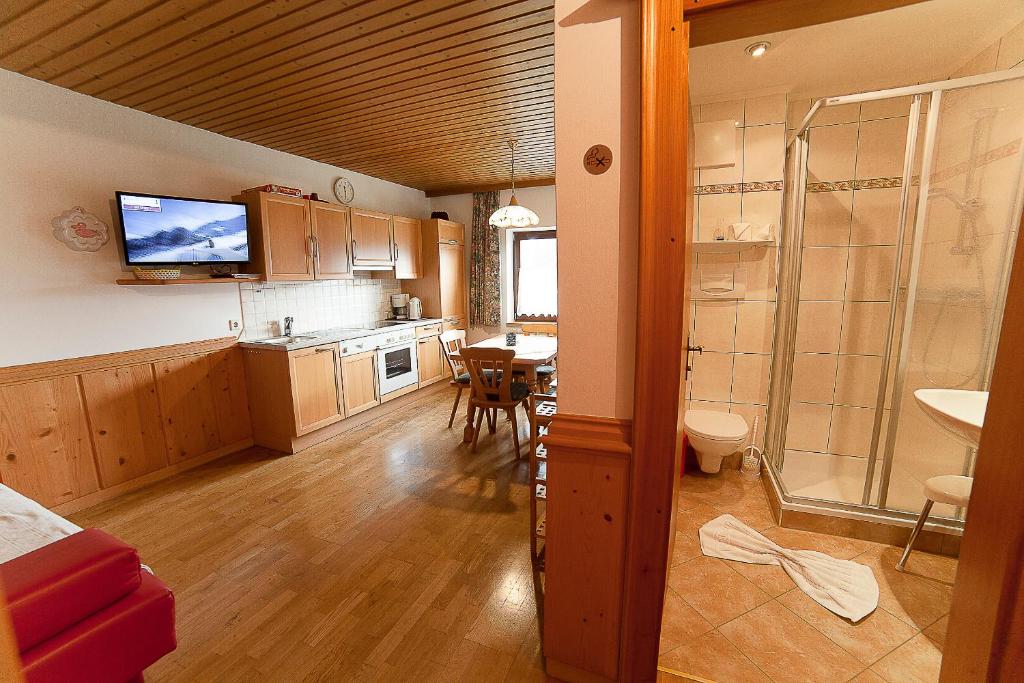 Kuchyňa alebo kuchynka v ubytovaní Bauernhofurlaub Sinnhubgut