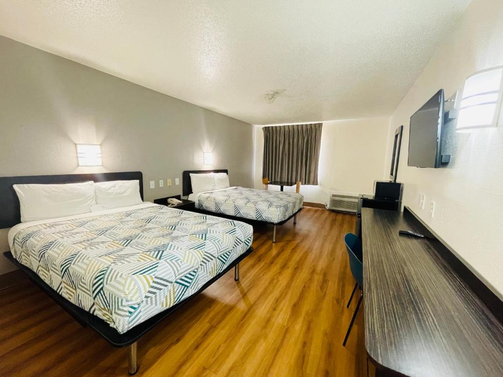 Motel 6-Duncanville, TX - Dallas - Queen Room Met Twee Queensize Bedden