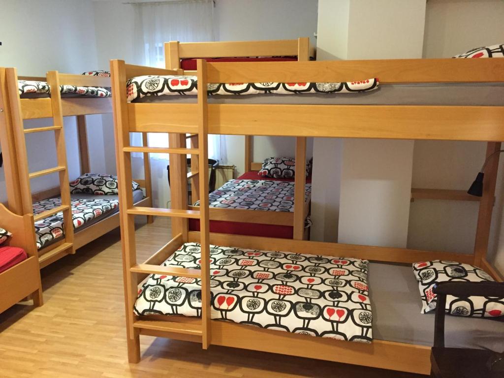 Postel nebo postele na pokoji v ubytování Hostel Vrba