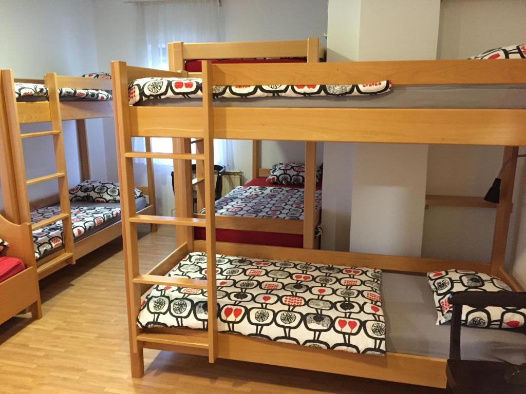 Postel nebo postele na pokoji v ubytování Hostel Vrba