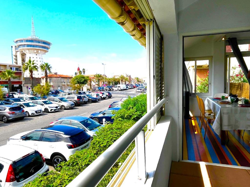 Balkón nebo terasa v ubytování Villa Cantarela, Palavas plage, Vue mer