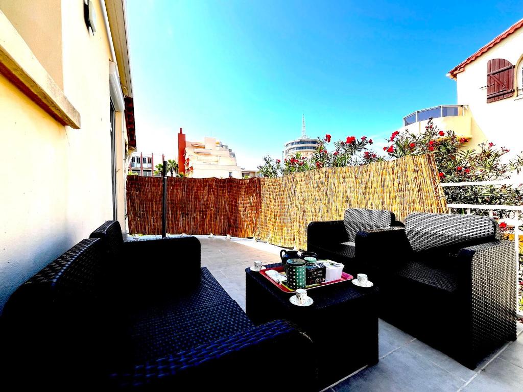 Posezení v ubytování Villa Cantarela, Palavas plage, Vue mer
