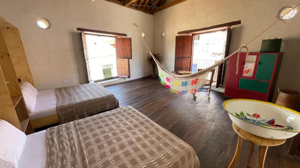 Posezení v ubytování Increible Casa en Mompox con piscina