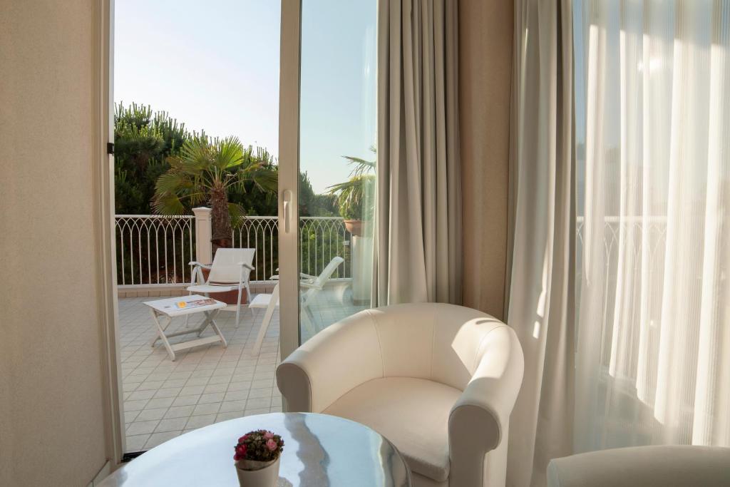 Balkón nebo terasa v ubytování Hotel Gala