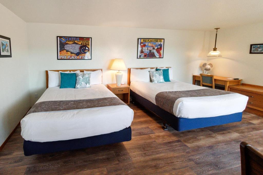 Postel nebo postele na pokoji v ubytování Glen Ayr Resort