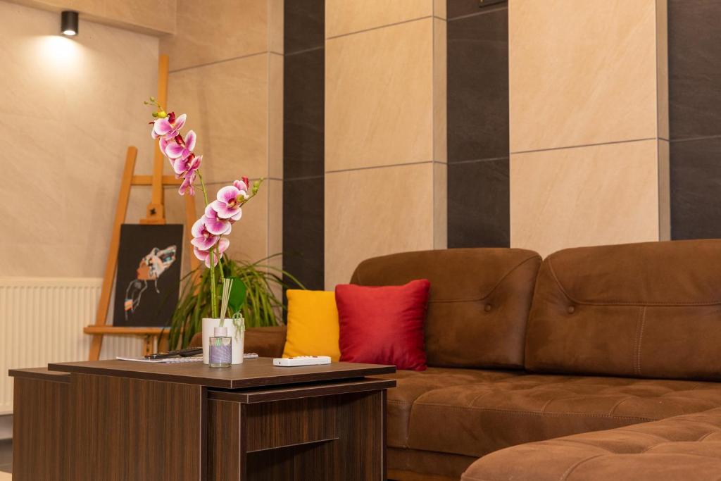 Posezení v ubytování Art Lux apartman