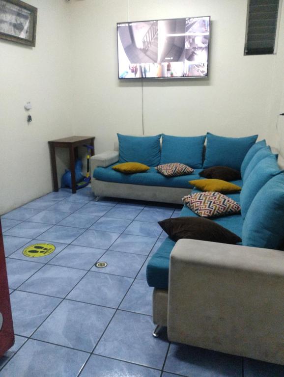 Posezení v ubytování Hostal mariajose baños
