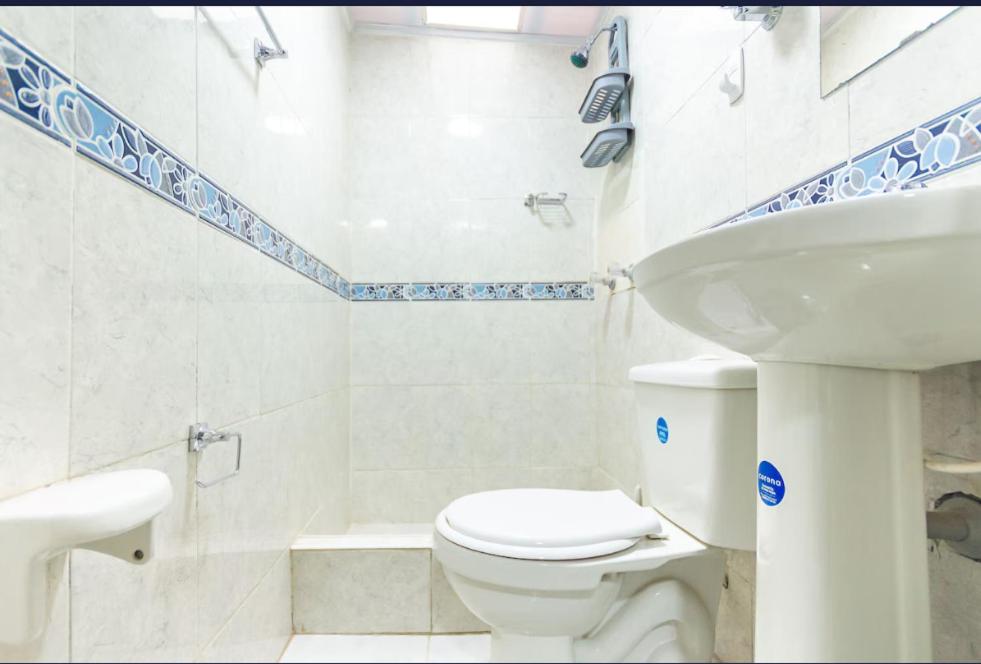 Koupelna v ubytování Casa Magi