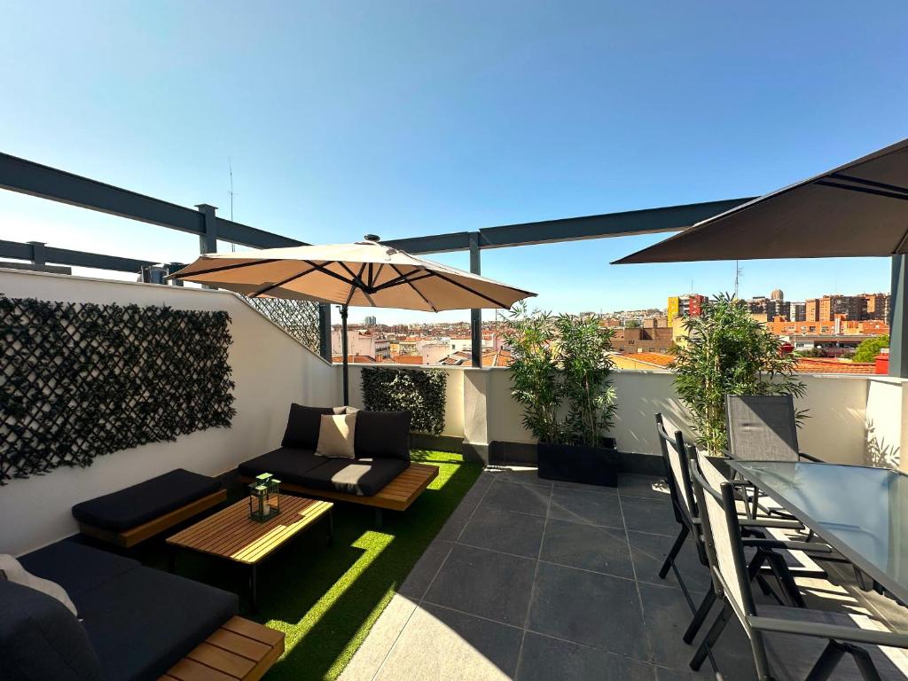 APARTAHOTEL MADRID URBAN SUITES - EDIFICIO EXCLUSIVO- 7 Apartments Boutique Full Equiped - Appartement Avec Terrasse