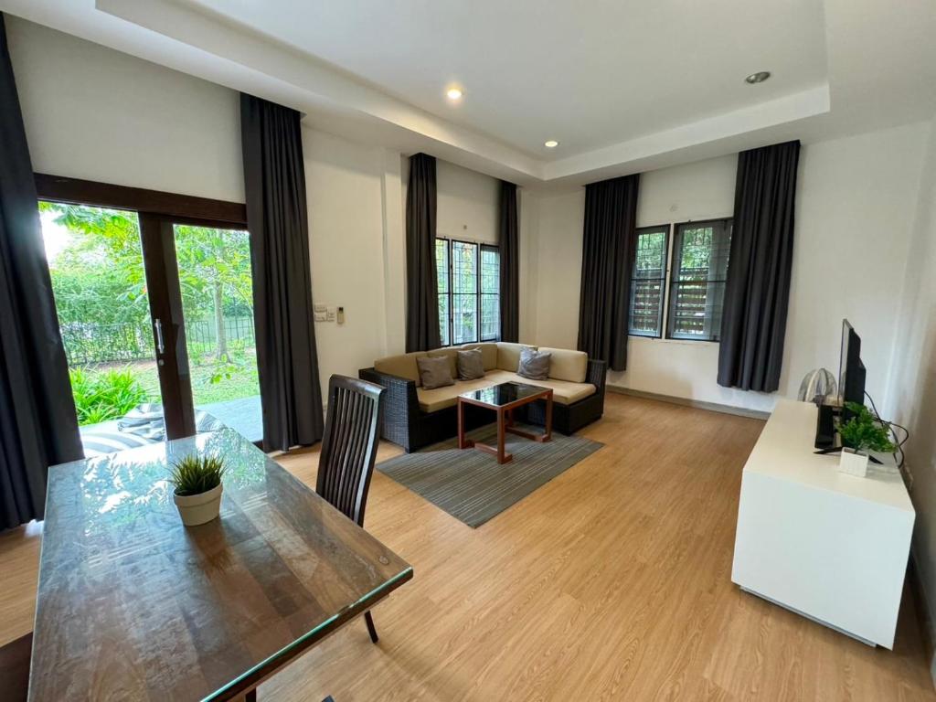 Posezení v ubytování Samui Garden Home