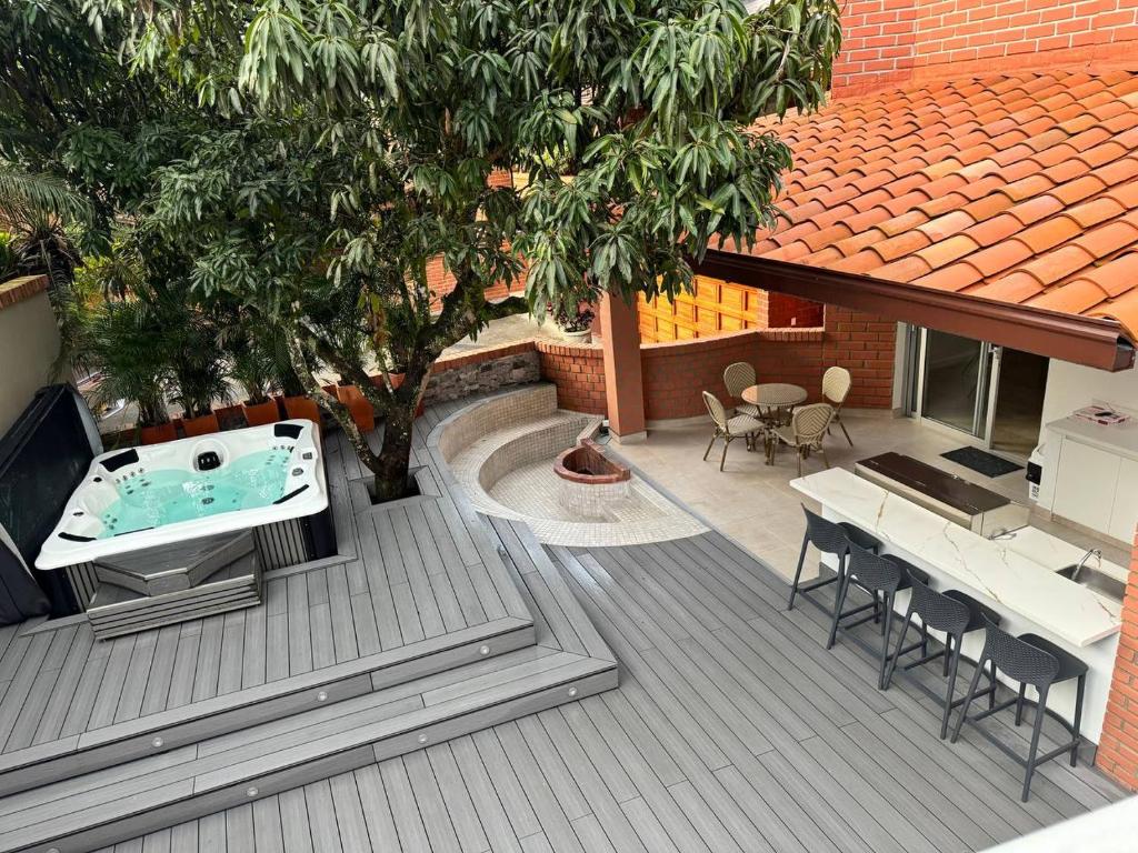 Patio nebo venkovní prostory v ubytování Luxury Home Medellin