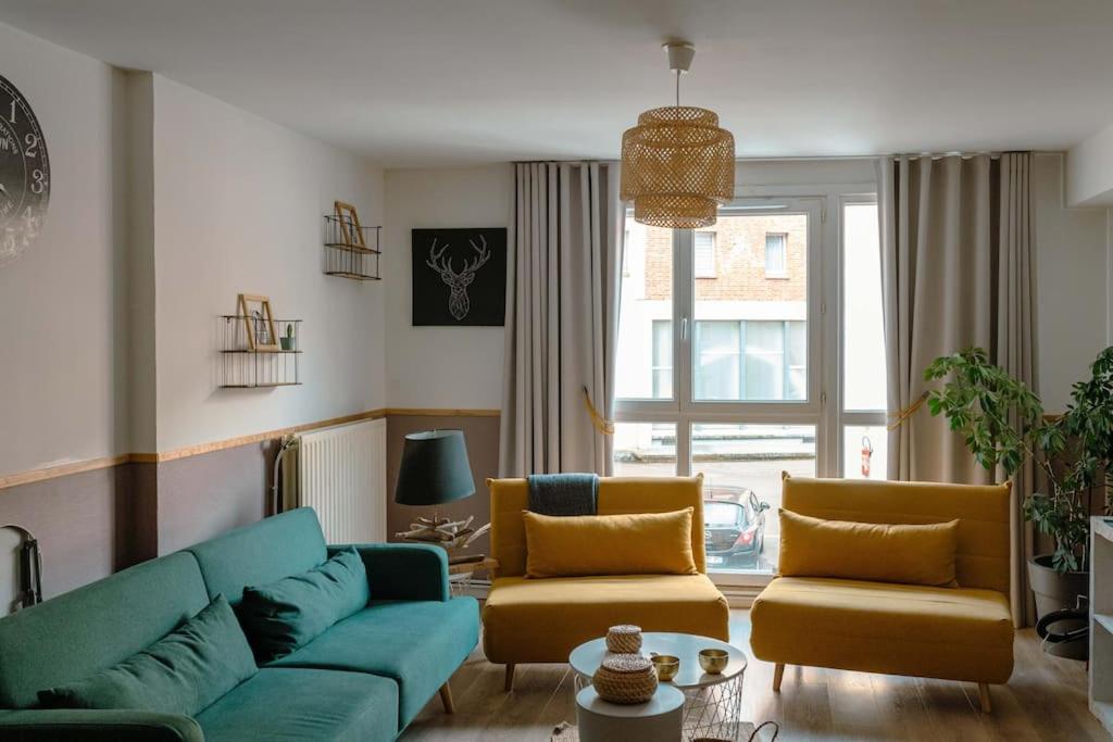 Χώρος καθιστικού στο Le Cosy, spacieux et calme