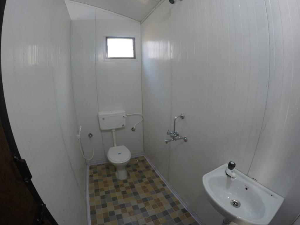 Koupelna v ubytování Regina Residency Goa