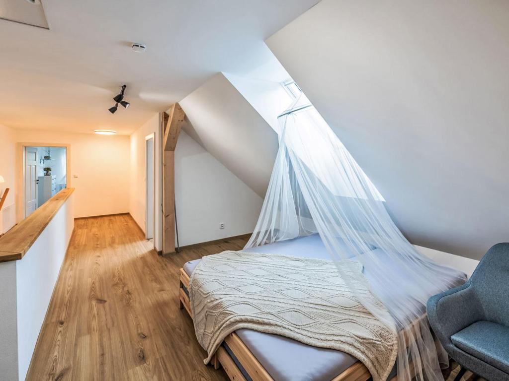 Postel nebo postele na pokoji v ubytování Apartment Zvonková by Interhome