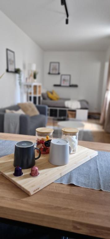 Posezení v ubytování Charleroi Cozy Home