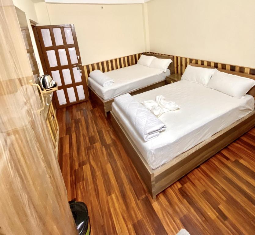 Postel nebo postele na pokoji v ubytování Hotel Alina Chuchure