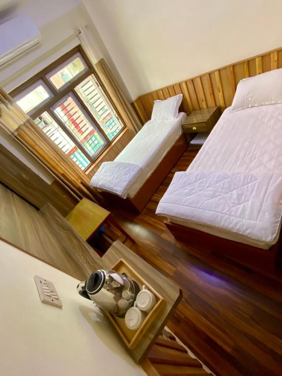 Postel nebo postele na pokoji v ubytování Hotel Alina Chuchure