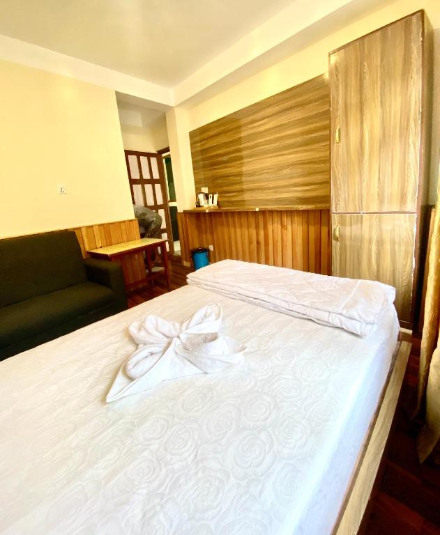 Postel nebo postele na pokoji v ubytování Hotel Alina Chuchure