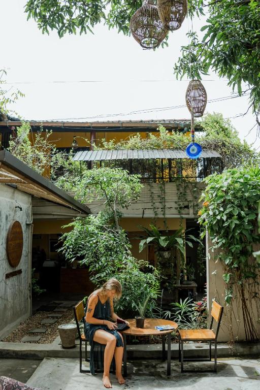 Zahrada ubytování Drop Inn Hostels