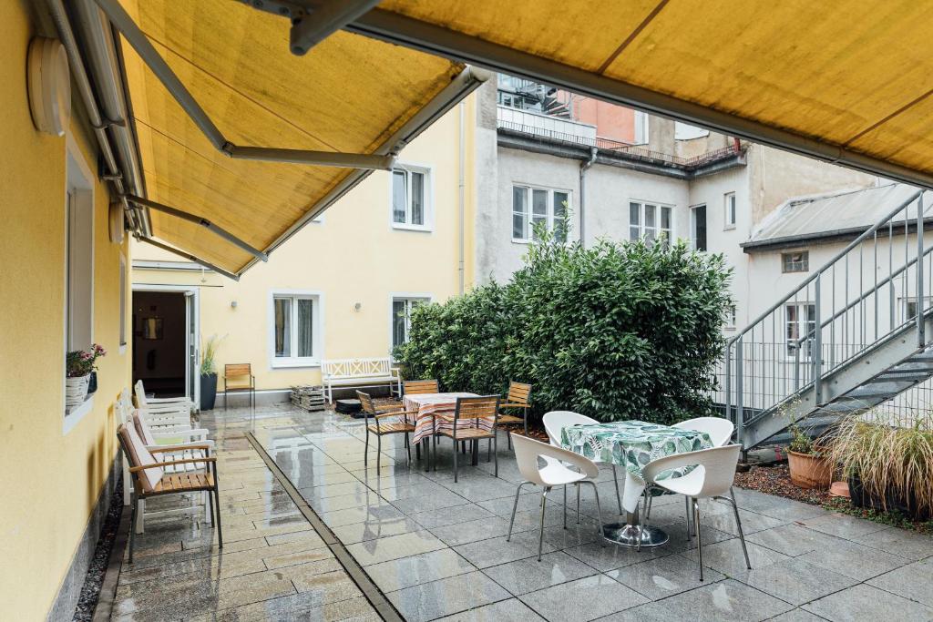 Balkón nebo terasa v ubytování Hotel Andra München