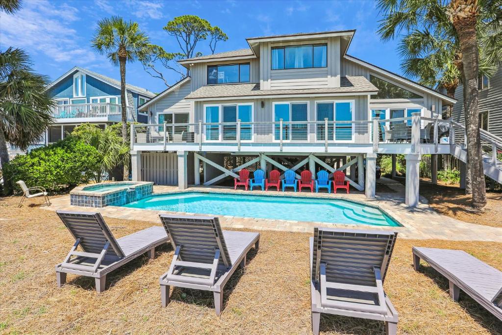 133 Dune Lane- Oceanfront,Private Pool, Free Activities Included