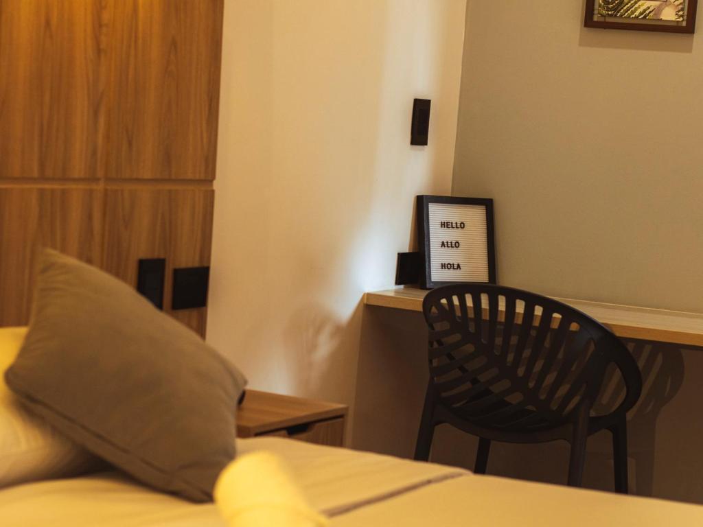 Un lugar para sentarse en Casa Origo Hospedaje